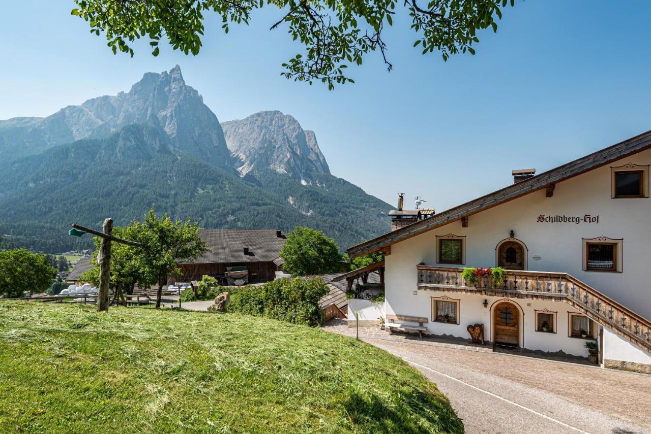 Ferienwohnung Schildberghof Santner Seis am Schlern Exterior foto