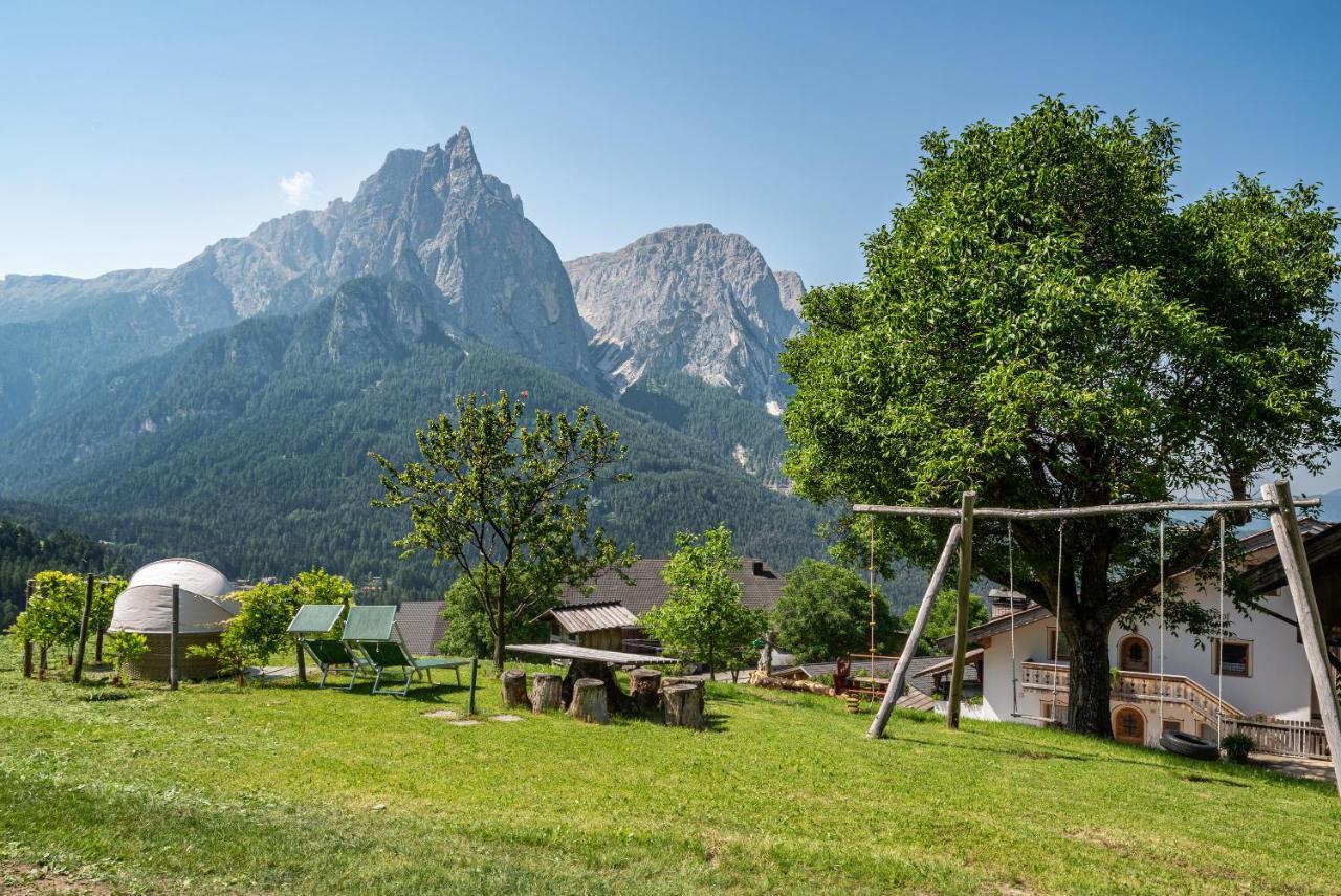 Ferienwohnung Schildberghof Santner Seis am Schlern Exterior foto